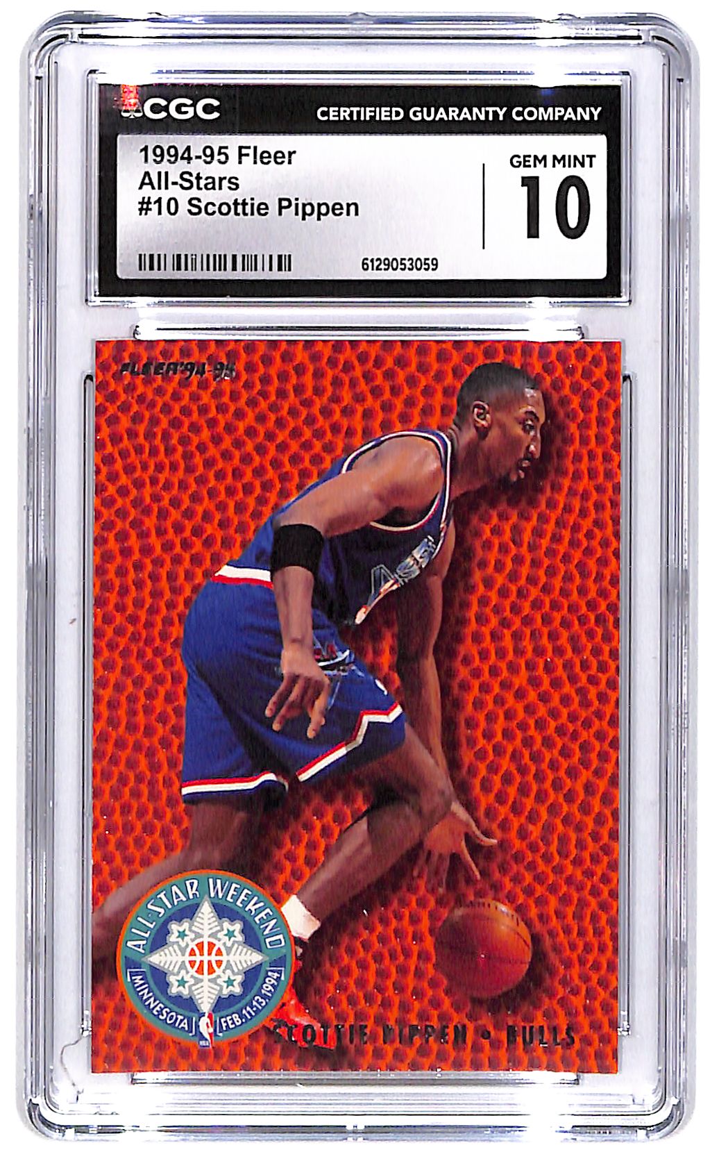 1994-95 Scottie Pippen Fleer All-Stars #10 CGC Gem Mint 10