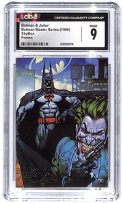 1996 Batman & Joker Skybox Batman Master Series Promo CGC Mint 9