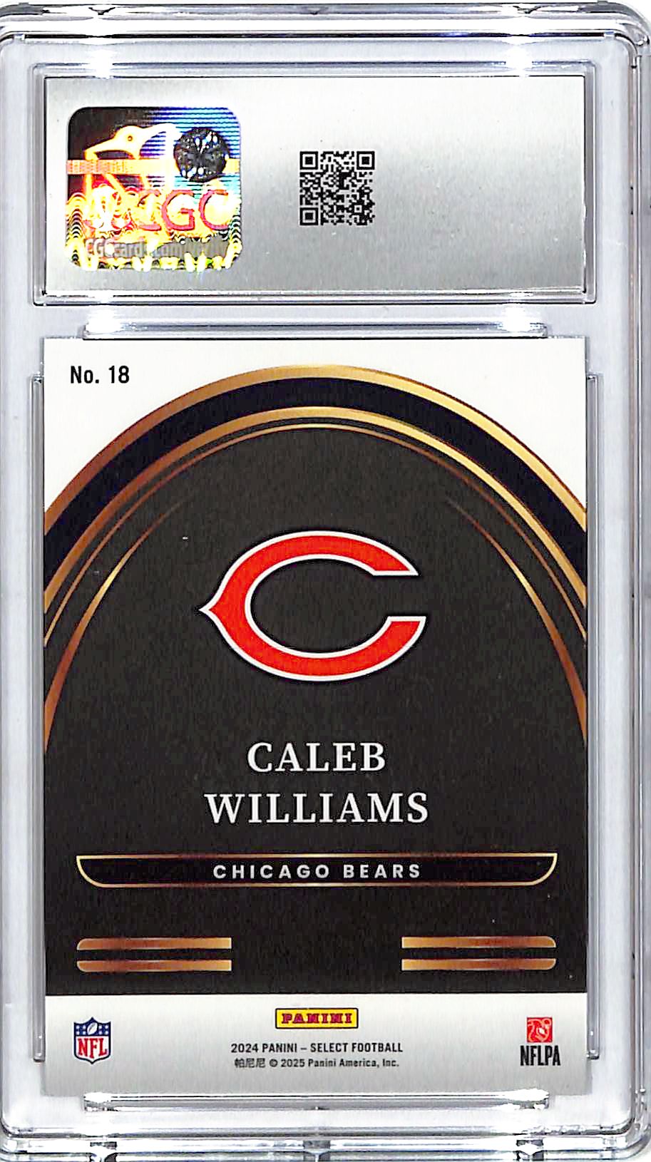 2024 Select Caleb Williams Future Rookie RC #18 CGC 10 Bears