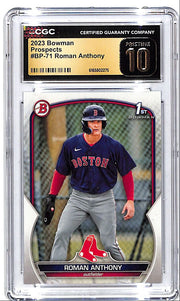 2025 Bowman Roman Anthony Prospect Rookie RC CGC 10 Pristine Red Sox
