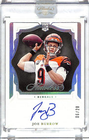 2020 Flawless Joe Burrow Auto Autograph Rookie RC /20 Bengals