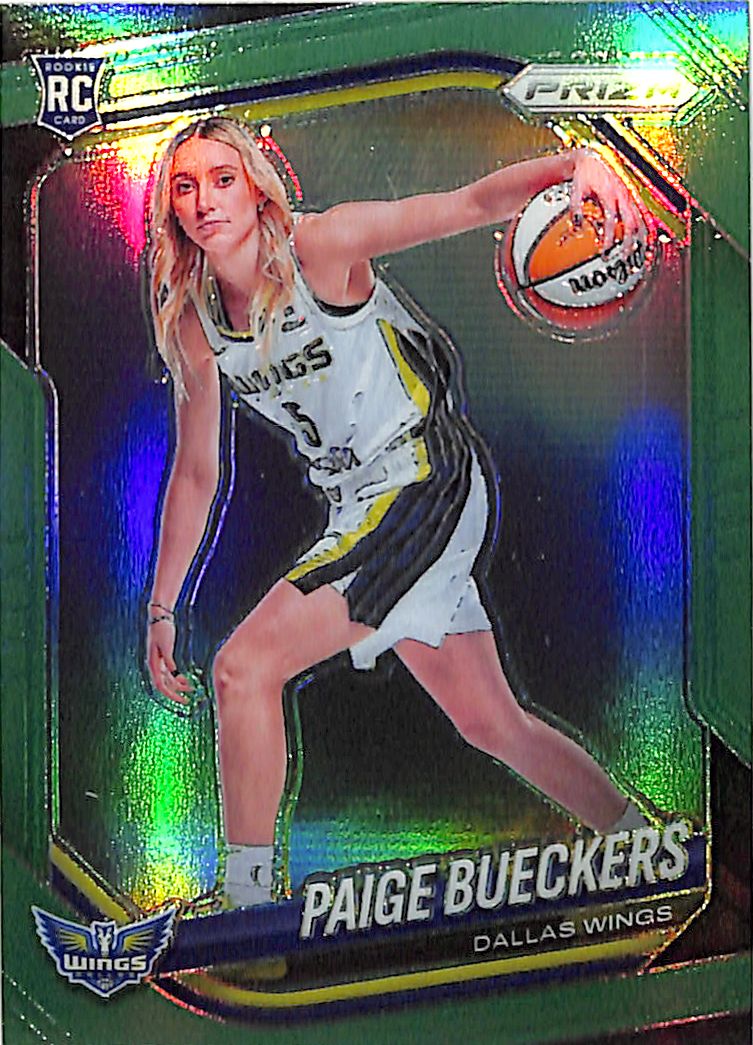 2025 Prizm WNBA Paige Bueckers Rookie RC Green #147 Variation