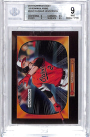 2024 Bowman's Best Gunnar Henderson Anime BGS 9 Orioles