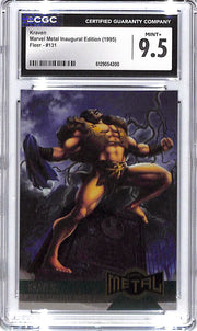 1995 Kraven Fleer Marvel Metal Inaugural Edition #131 CGC Mint Plus 9.5