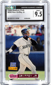 1994 Stadium Club Ken Griffey Jr #262 CGC 9.5 Mariners
