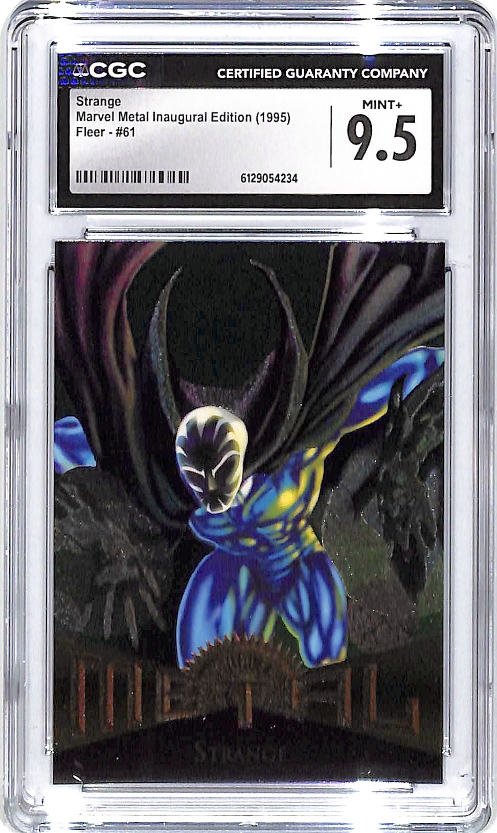 1995 Strange Fleer Marvel Metal Inaugural Edition #61 CGC Mint Plus 9.5