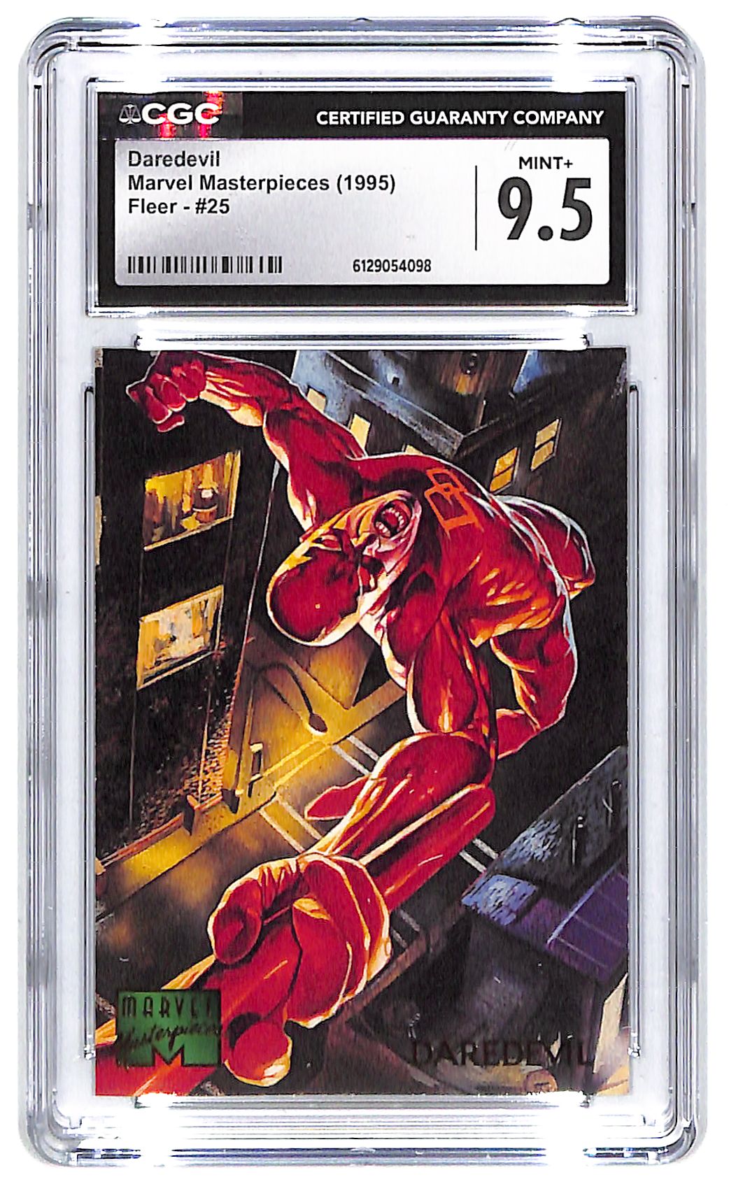 1995 Daredevil Fleer Marvel Masterpieces #25 CGC Mint Plus 9.5