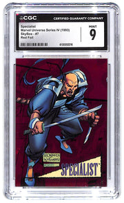 1993 Specialist Skybox Marvel Universe Series IV Red Foil #7 CGC Mint 9