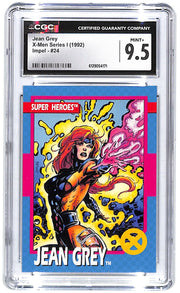 1992 Jean Grey Impel X-Men Series I #24 CGC Mint Plus 9.5