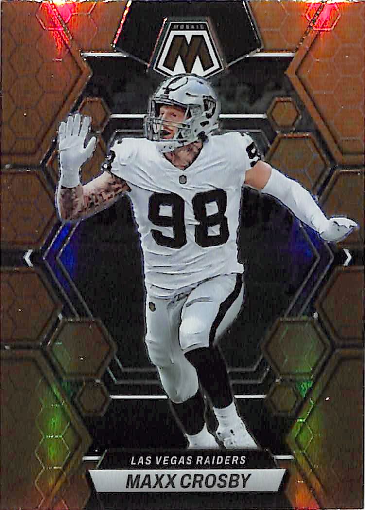 2023 Mosaic Max Crosby Honeycomb #123 Raiders