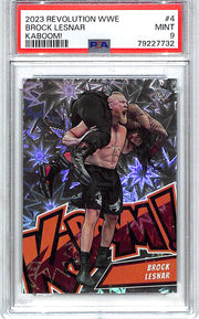 2023 Revolution WWE Brock lesnar Kaboom #4 PSA 9