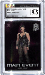 2023 Chronicles WWE Rhea Ripley Spectra Main Event CGC 9.5