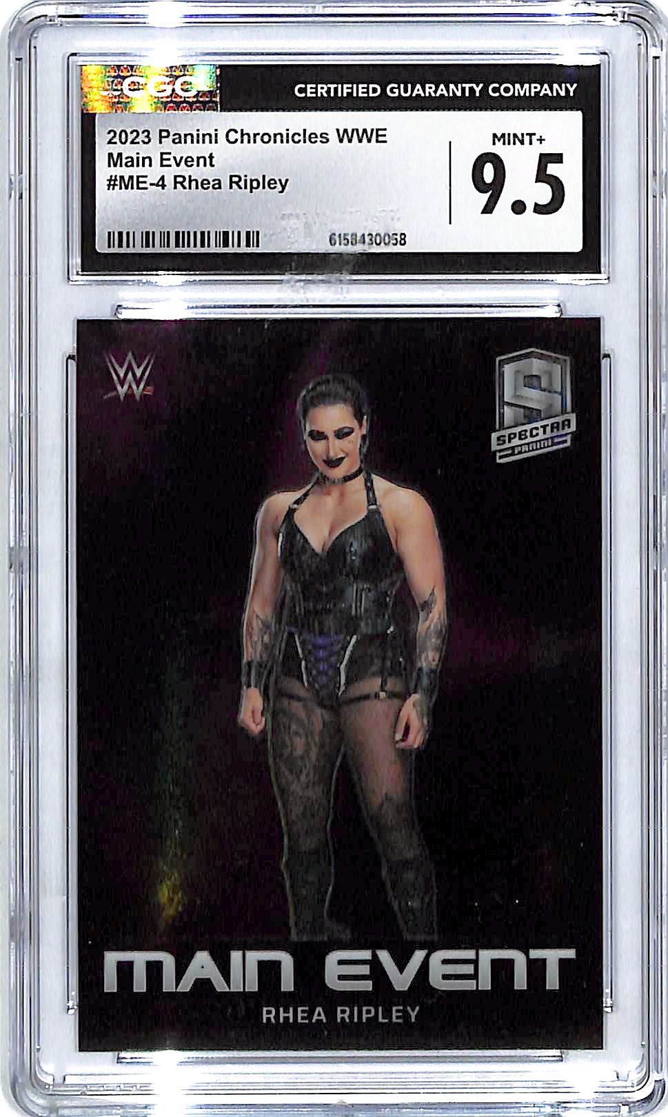 2023 Chronicles WWE Rhea Ripley Spectra Main Event CGC 9.5