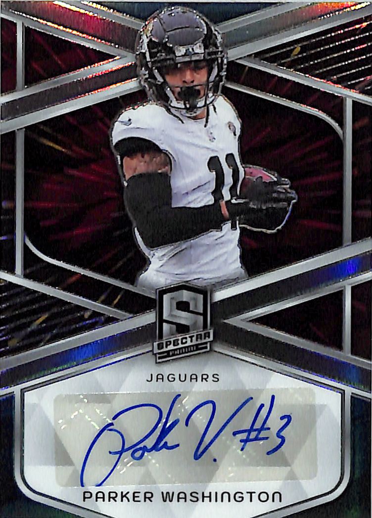 2024 Spectra Parker Washington Auto Autograph /60 Jaguars