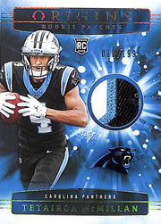 2025 Origins Tetairoa McMillan Jersey patch Relic /199 Panthers