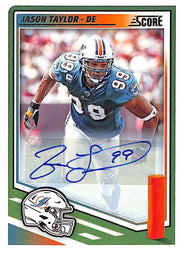 2025 Score Jason Taylor Auto Autograph Dolphins