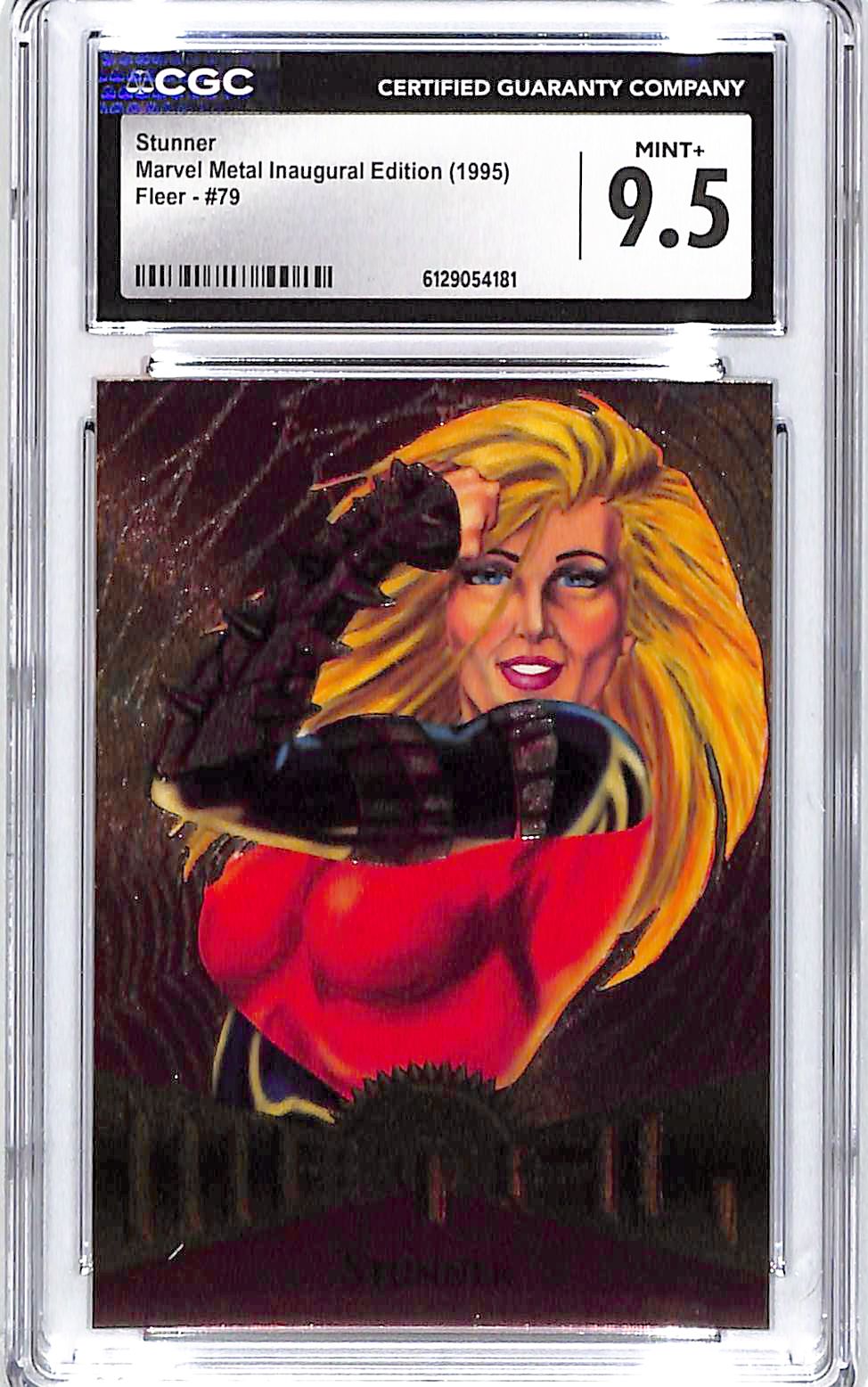 1995 Stunner Fleer Marvel Metal Inaugural Edition #79 CGC Mint Plus 9.5