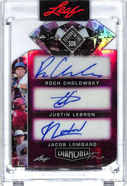 2026 Leaf Seasons in the Sun Roch Cholowsky Justin Lebron Jacob Lambard Auto /6 Autograph