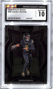 2024 Select Jayden Daniels Rookie RC #26 CCG 10 Commanders