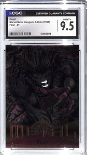 1995 Beast Fleer Marvel Metal Inaugural Edition #1 CGC Mint Plus 9.5