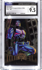 1995 Apocalypse Fleer Marvel Metal Inaugural Edition #82 CGC Mint Plus 9.5