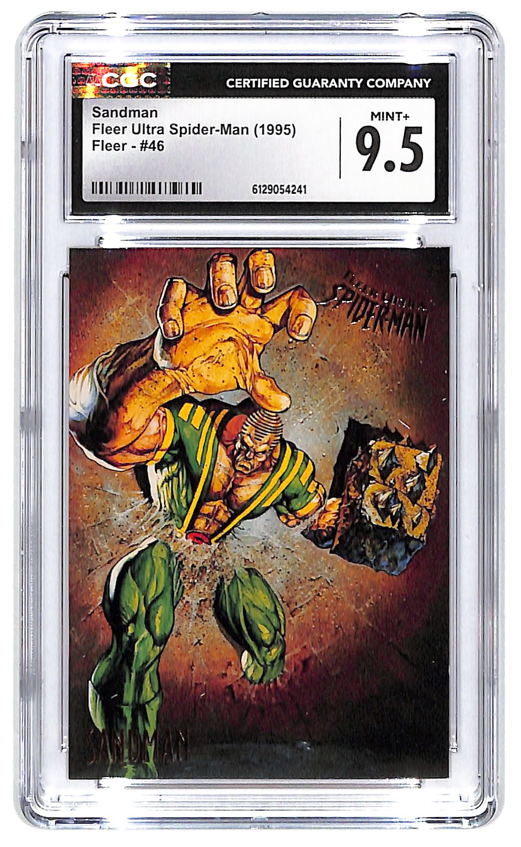 1995 Sandman Fleer Ultra Spider-Man #46 CGC Mint Plus 9.5