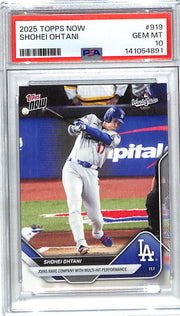 2025 Topps Now Shohei Ohtani #919 PSA 10 Dodgers