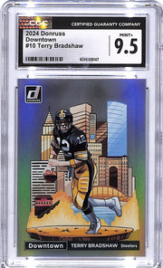 2024 Donruss Terry Bradshaw Downtown #10 CGC 9.5 Steelers