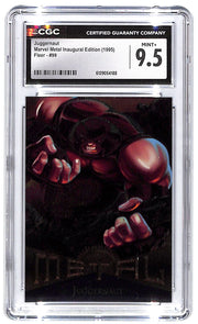 1995 Juggernaut Fleer Marvel Metal Inaugural Edition #99 CGC Mint Plus 9.5