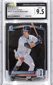 2025 Bowman Chrome Kevin McGonigle Prospect Rookie RC CGC 9.5 Tigers