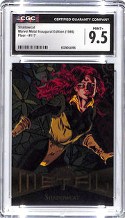1995 Shadowcat Fleer Marvel Metal Inaugural Edition #117 CGC Mint Plus 9.5