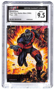 1995 Blood Rose Fleer Ultra Spider-Man #78 CGC Mint Plus 9.5