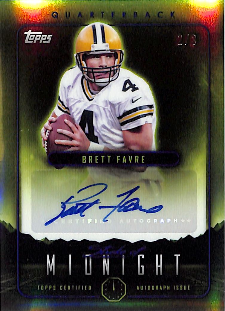 2024 Topps Midnight Brett Favre Auto Autograph /3 Packers