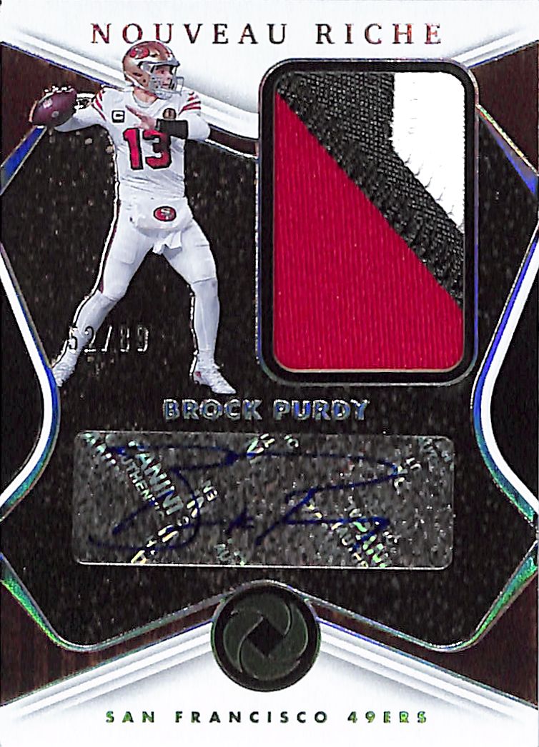 2024 Gold Standard Brock Purdy Auto Autograph Patch Jersey /89 49ers