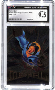1995 Cannonball Fleer Marvel Metal Inaugural Edition #95 CGC Mint Plus 9.5