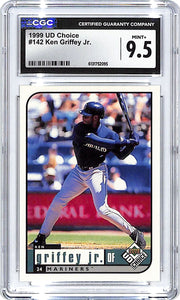 1999 UD Choice Ken Griffey Jr #142 CGC 9.5 Mariners