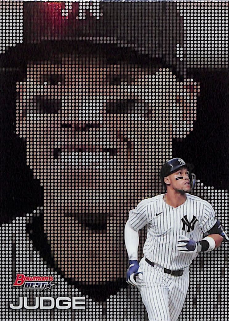 2025 Bowmans Best Aaron Judge Pixal Portraits Yankees
