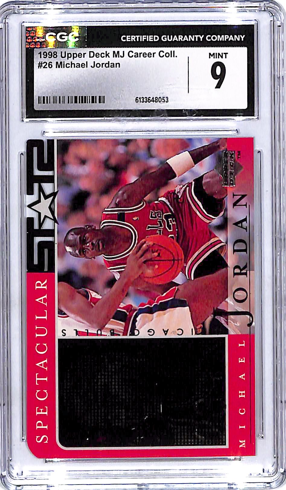 1998 Upper Deck MJ Career Collection Michael Jordan #26 CGC 9 Bulls