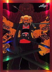 2026 Leaf Metallic Imaginations Dennis Rodman Red /199