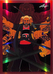 2026 Leaf Metallic Imaginations Dennis Rodman Red /199