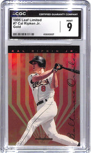 1995 Cal Ripken Jr. Leaf Limited Gold #7 CGC Mint 9