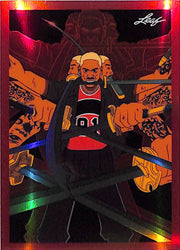 2026 Leaf Metallic Imaginations Dennis Rodman Red /199