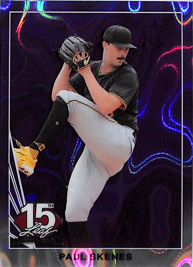 2025 Leaf 15th Anniversary Paul Skenes Purple Lava /7 Pirates