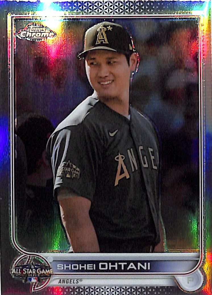 2022 Topps Chrome Update Shohei Ohtani All Star Game Refractor Angels