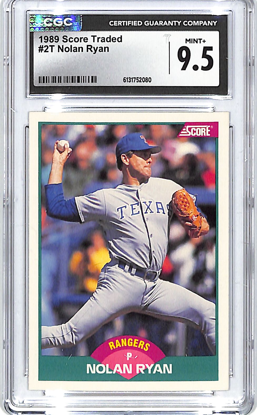 18989 Score Traded Nolan Ryan #2T CGC 9.5 Rangers
