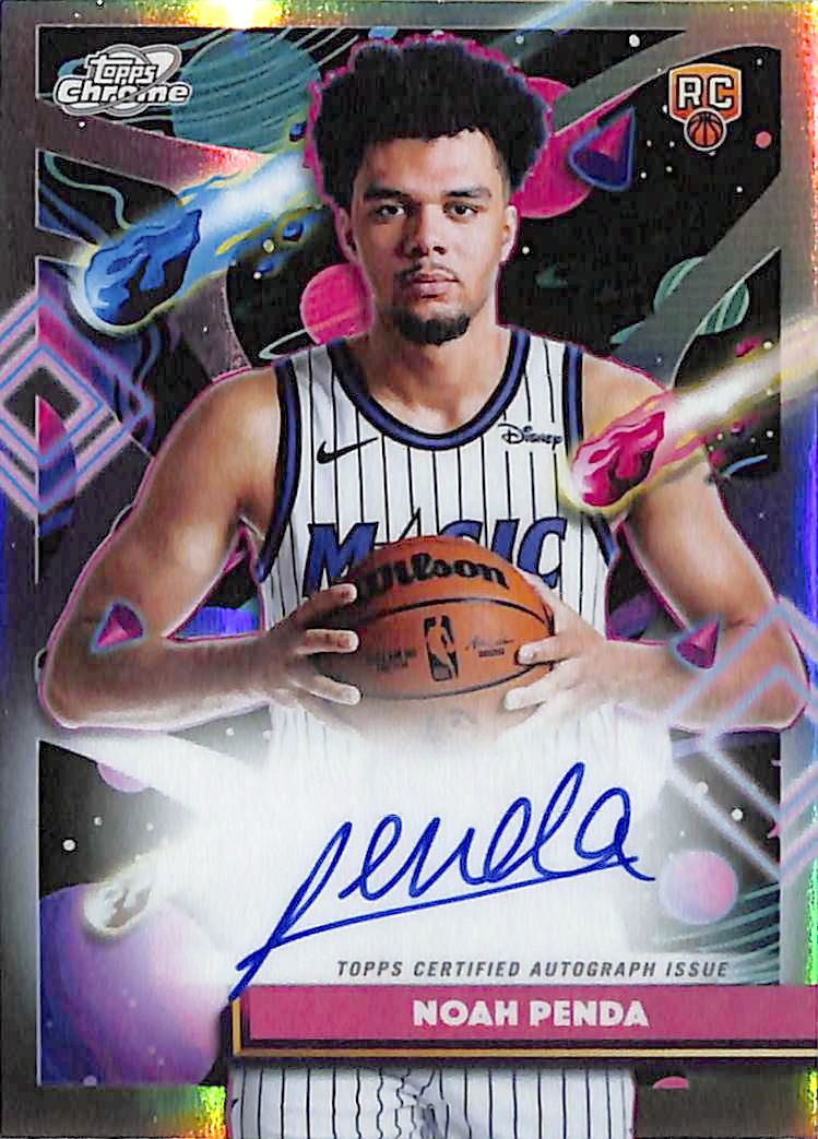 2025-26 Topps Chrome Cosmic Noah Penda Auto Autograph Rookie RC Refractor Magic