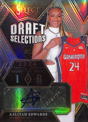 2024 Select WNBA Aaliyah Edwards Auto Autograph Draft Selections Rookie RC