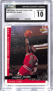 1998 Upper Deck MJ Career Collection Michael Jordan #45 CGC 10 Bulls