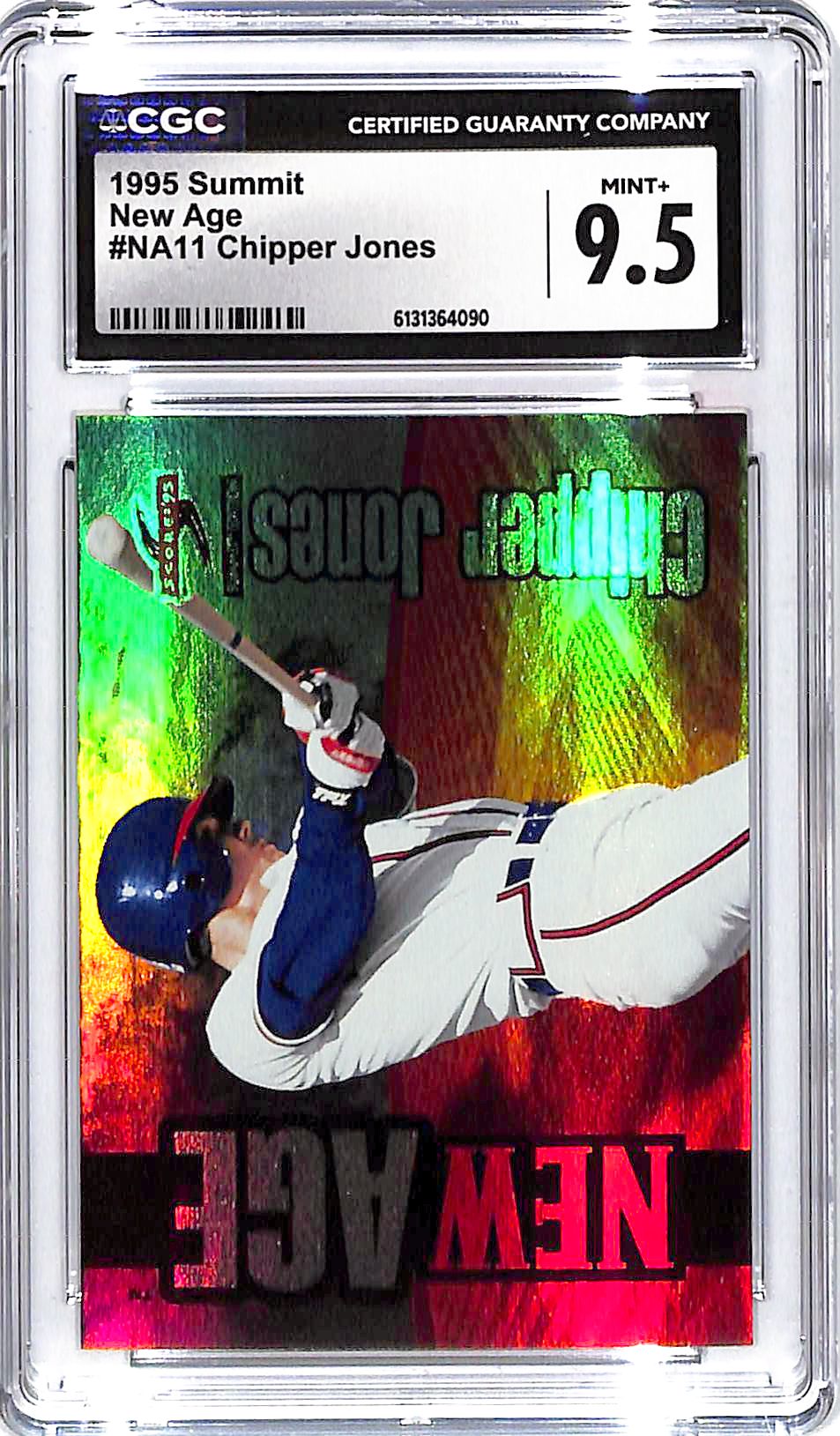 1995 Chipper Jones Summit New Age #NA11 CGC Mint Plus 9.5
