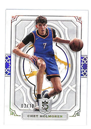 2023-24 Topps Royalty Chet Holmgren Gold /10 Thunder